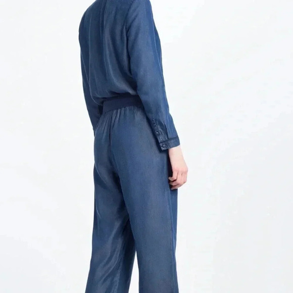 Zara | Pajama Style Jumpsuit | Sz S - Picture 3 of 10